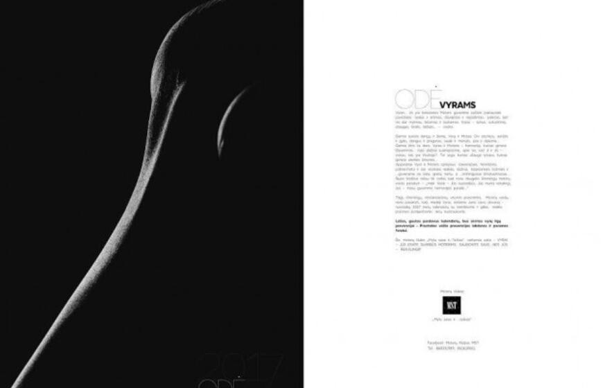 Kalendorius ODĖ VYRAMS 2017