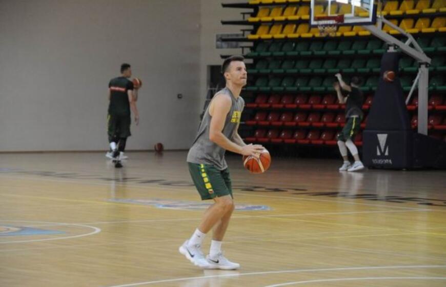 Rinktinė Palangoje pluša be trijų žaidėjų