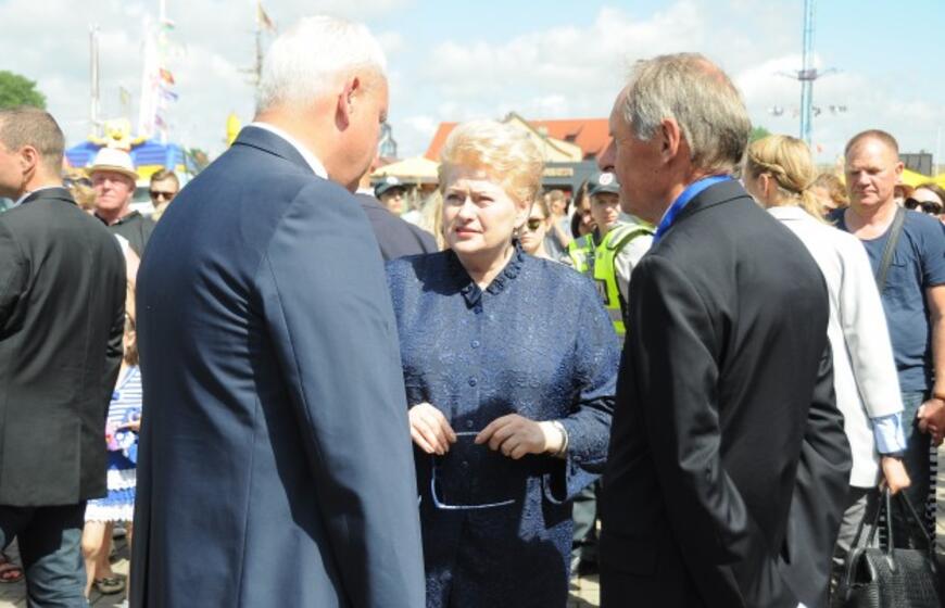 Prezidentė pasveikino „The Tall Ships Races“ dalyvius