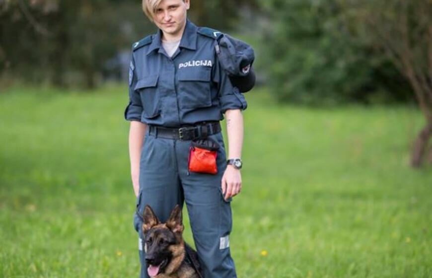 Klaipėdos policijos gretas papildė Koda ir Luna
