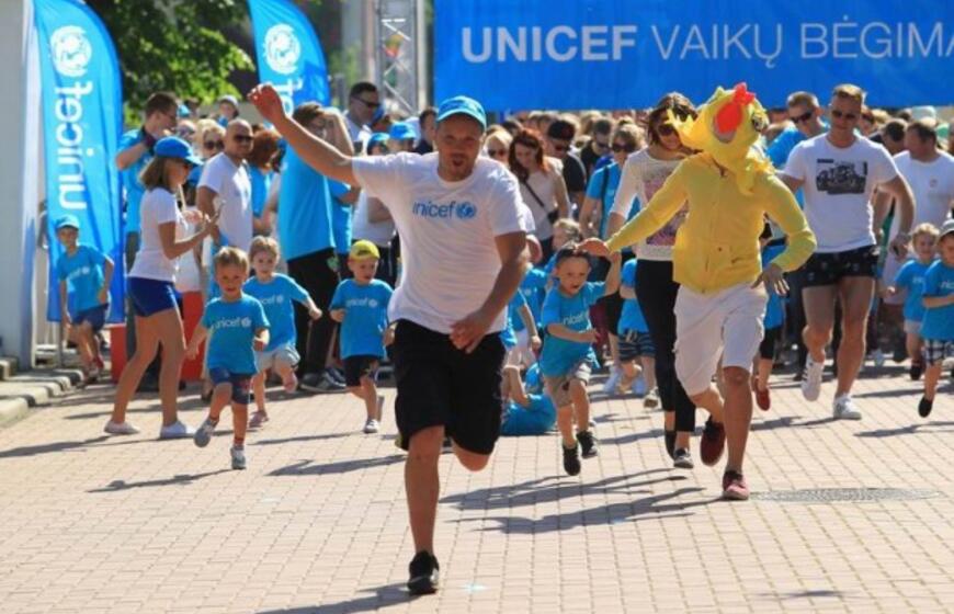 UNICEF vaikų bėgimas