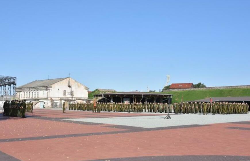 Piliavietėje - kovinės vėliavos pagerbimas