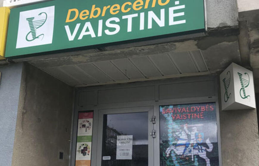 Norima pertvarkyti Debreceno vaistinę