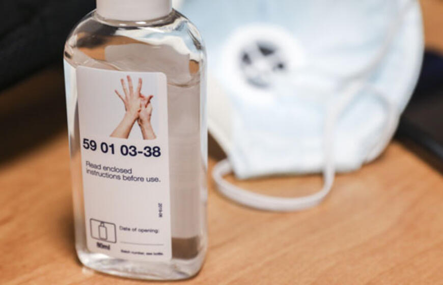 Parems lauko kavines - duos dezinfekcinio skysčio