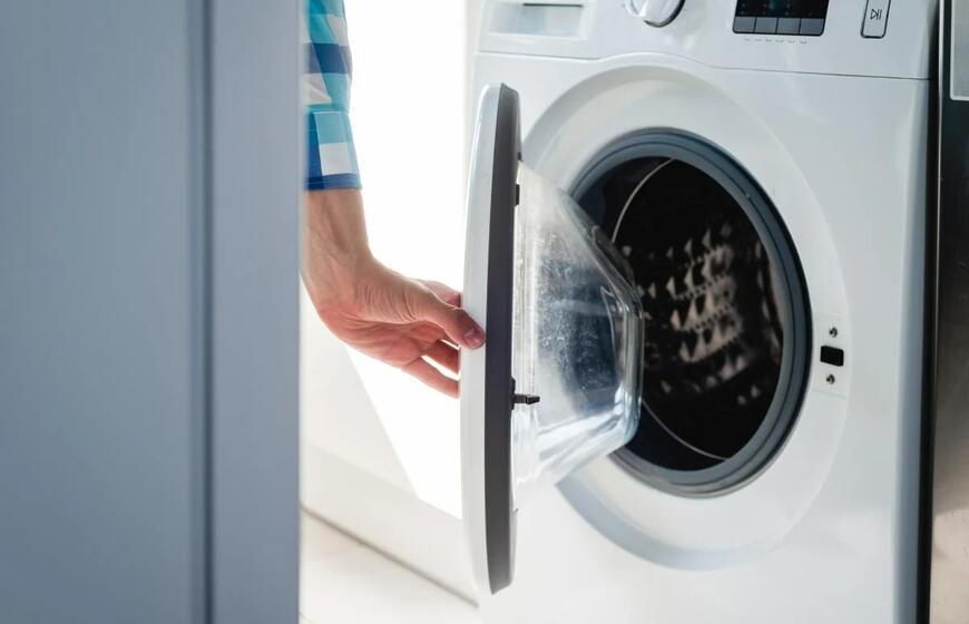 Skalbimo mašinos švaros triukas