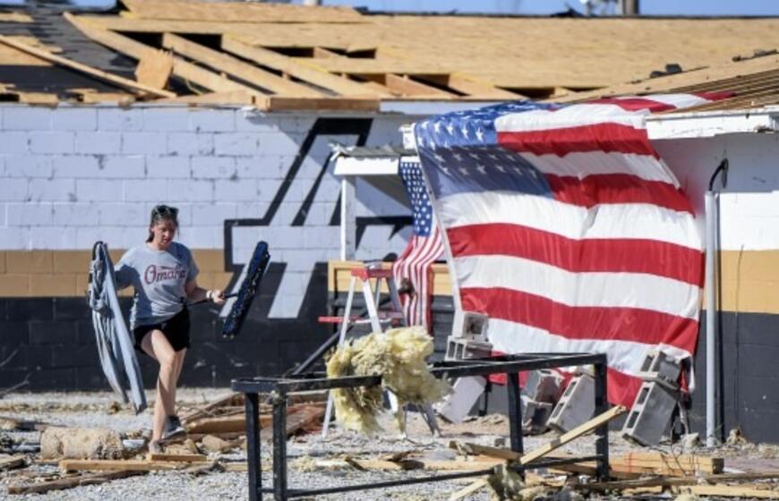 Per tornadą Misisipėje žuvo mažiausiai 25 žmonės