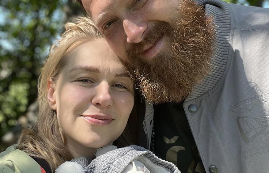 Ignatavičiai su kūdikiu