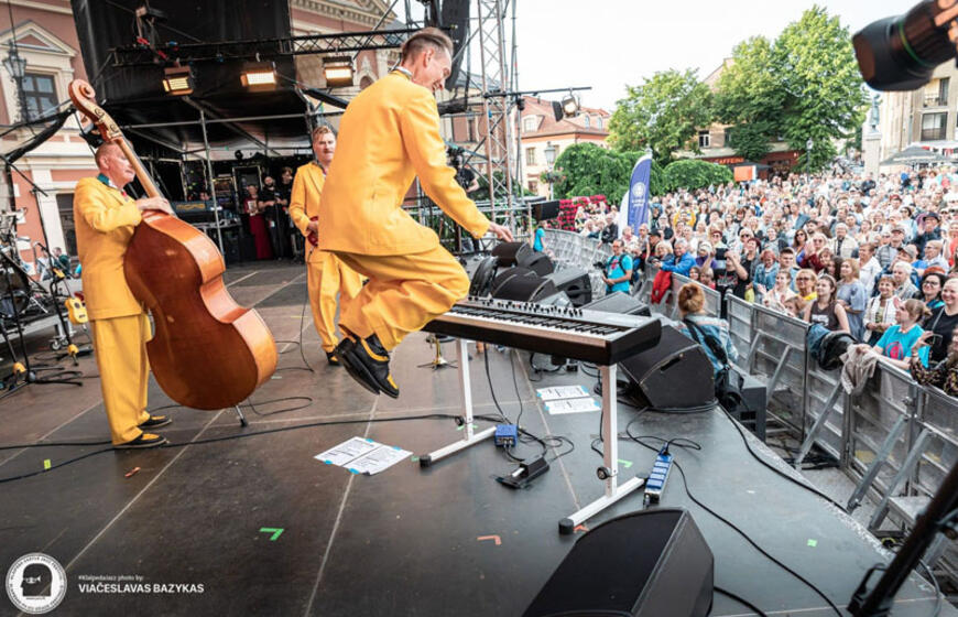 „The Jive Aces“ koncertas Klaipėdos pilies džiazo festivalyje