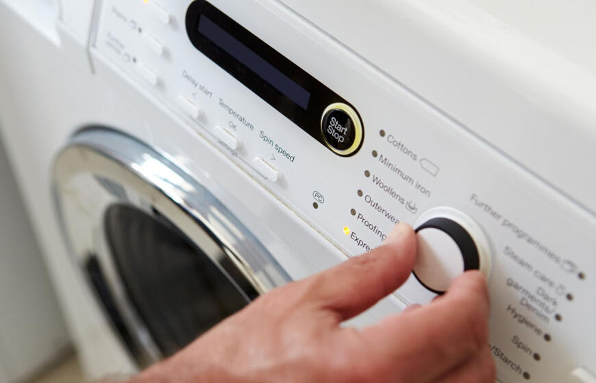 Slaptas skalbyklės režimas