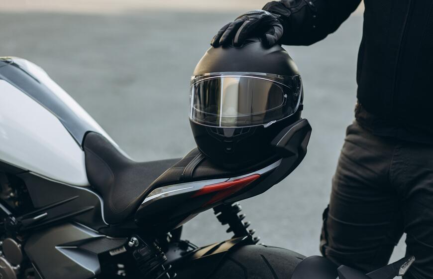 Motociklininko šalmas