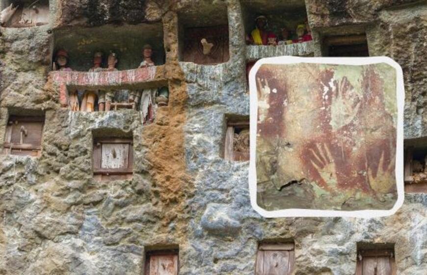 Sulavesio salos urvuose rasti nauji uolų piešiniai