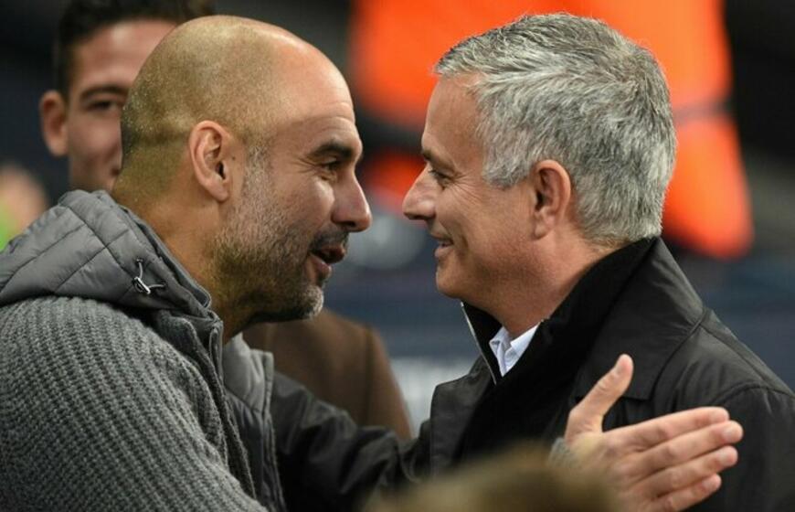 Jose Mourinho ir Pepas Guardiola