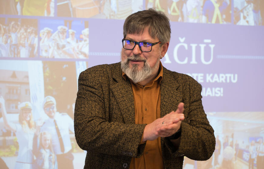 Lietuvos jūrininkų sąjungos pirmininkas Aleksandras Kaupas