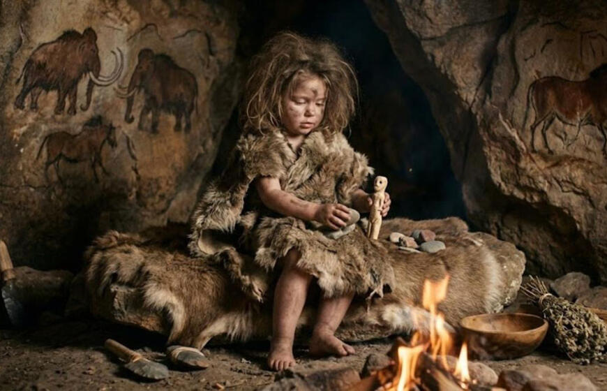 Trejų metų mergaitė urve išgulėjo 11 tūkstančių metų