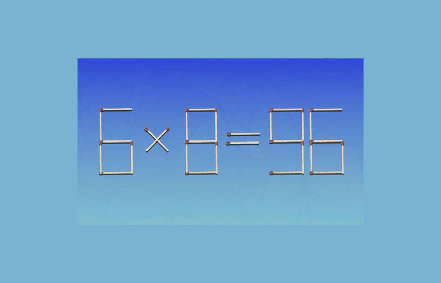 Greitas IQ patikrinimas: reikia pašalinti du degtukus, kad lygybė taptų teisinga