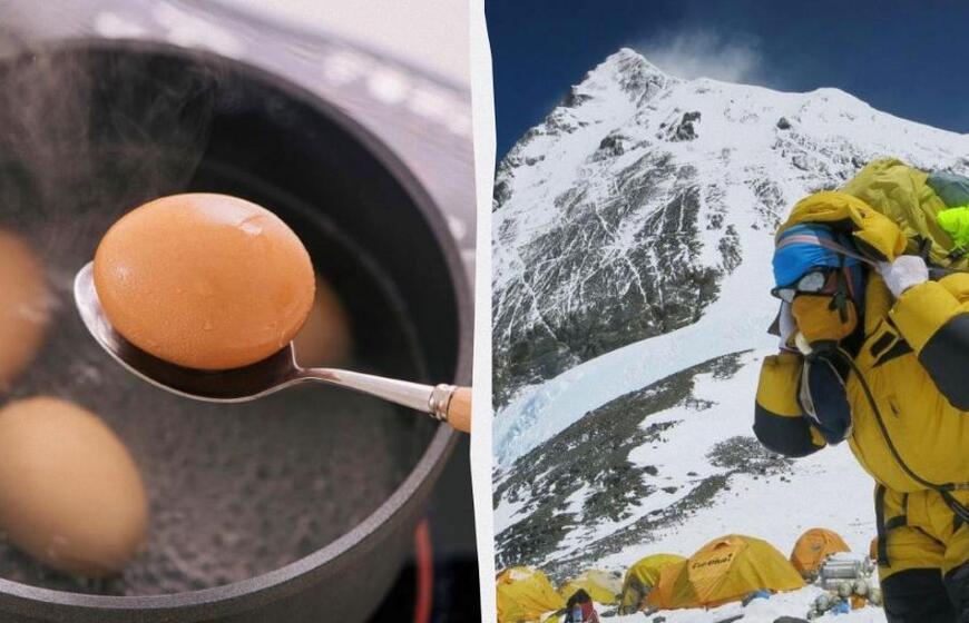 Ar įmanoma išvirti kiaušinį Everesto viršūnėje