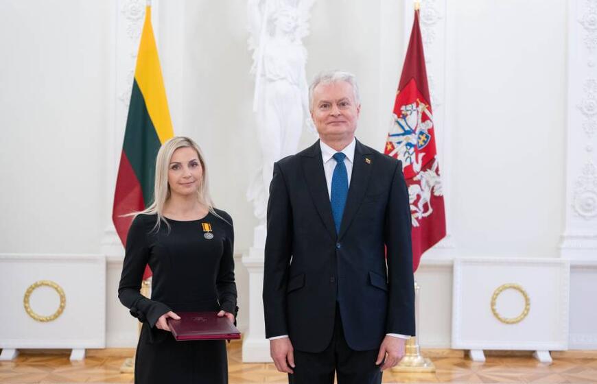 Natalja Kavaliauskienė, apdovanojimas, prezidentas
