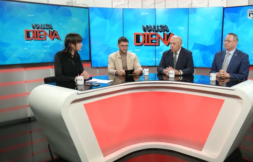 Laidos „Nauja diena" dalyviai