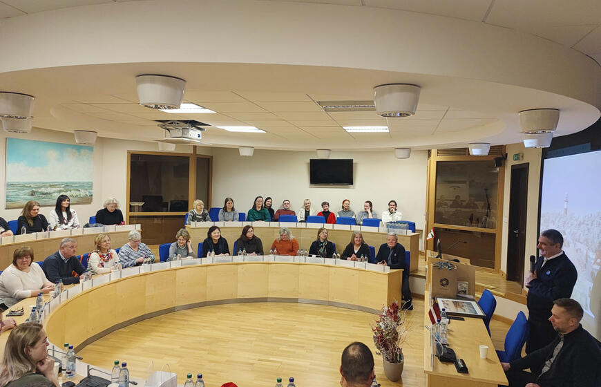 Saulkrastų savivaldybės delegacija domėjosi mūsų kurorto gyvenimu