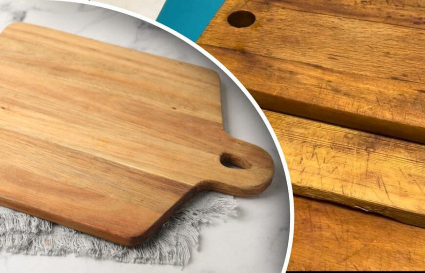 Kaip nuvalyti pjaustymo medinę lentelę