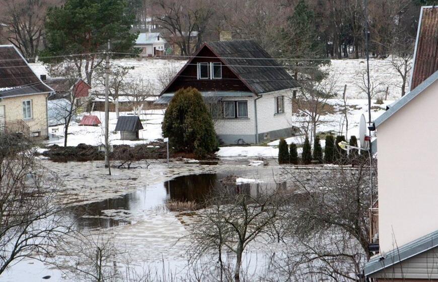 Potvynis Kauno rajone