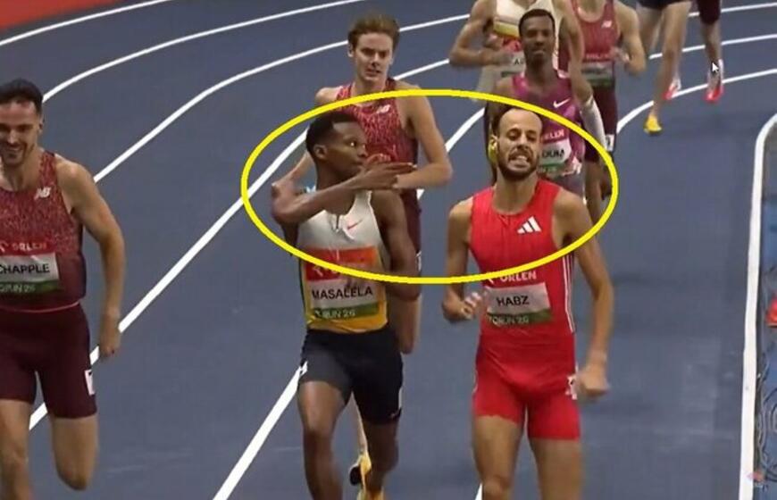 Skandalas Lenkijoje: rekordą fiksavęs bėgimo laimėtojas diskvalifikuotas dėl parodyto gesto