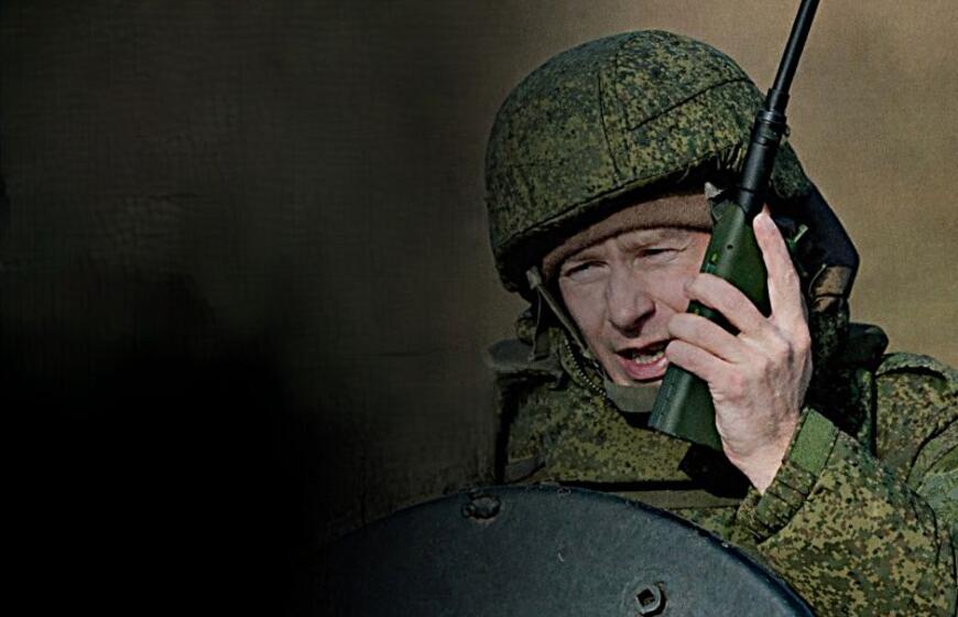 Rusų karys naudojasi Starlink