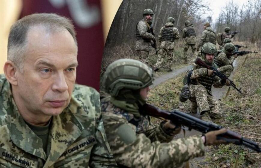 Ukrainos ginkluotųjų pajėgų vyriausiasis vadas Aleksandras Syrskis