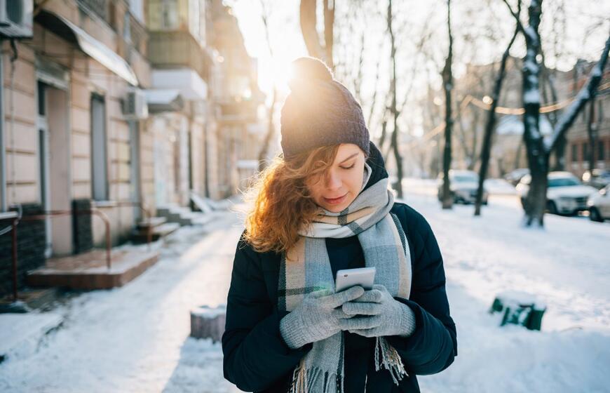 Šaltis, išmanusis telefonas