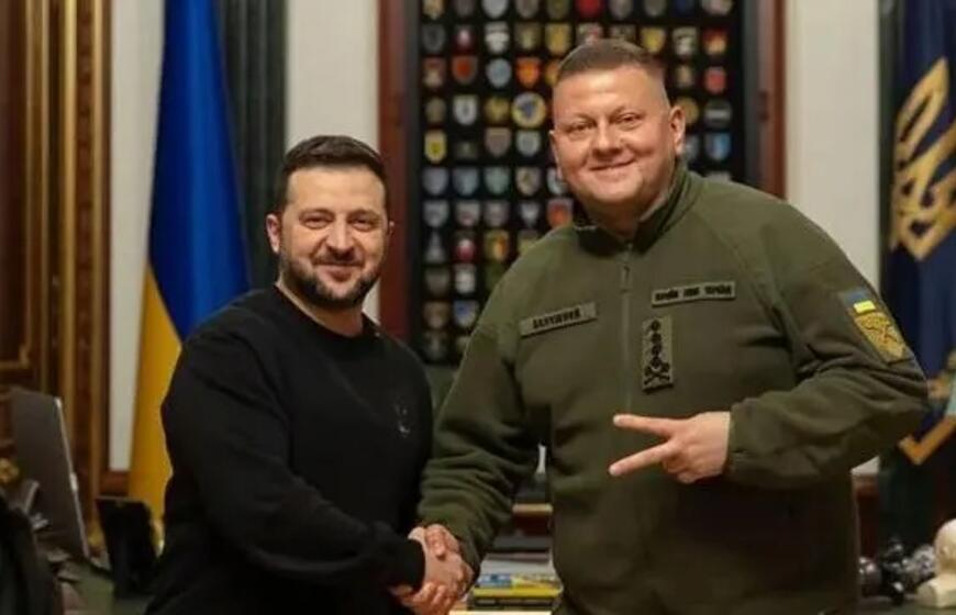 Volodymyras Zelenskis, Valerijus Zalužnas