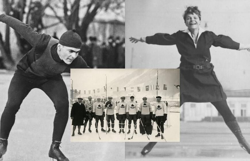 Amerkietis Čarlzas Džiutrou, Kanados ledo ritulininkai, austrė Herma Šabo