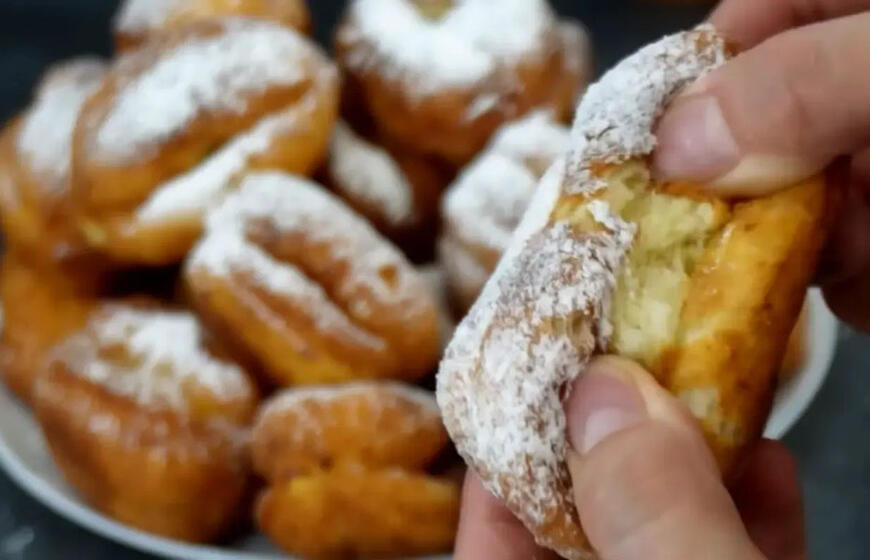 Bandelės prie arbatos su varške ir kefyru