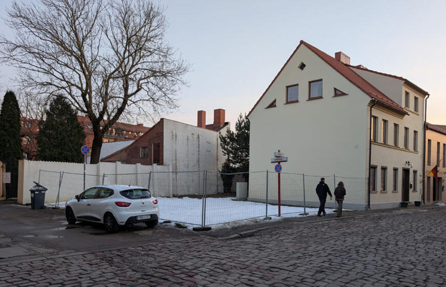 Klaipėdos senamiestis, Daržų gatvė, statybos