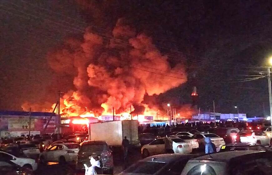 Gaisras Rusijos uoste