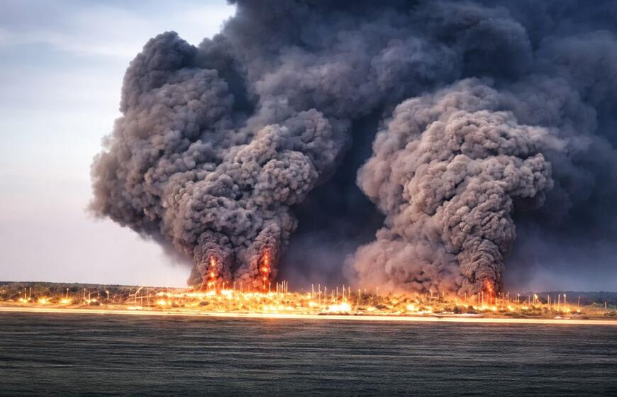 Degantys naftos rezervuarai