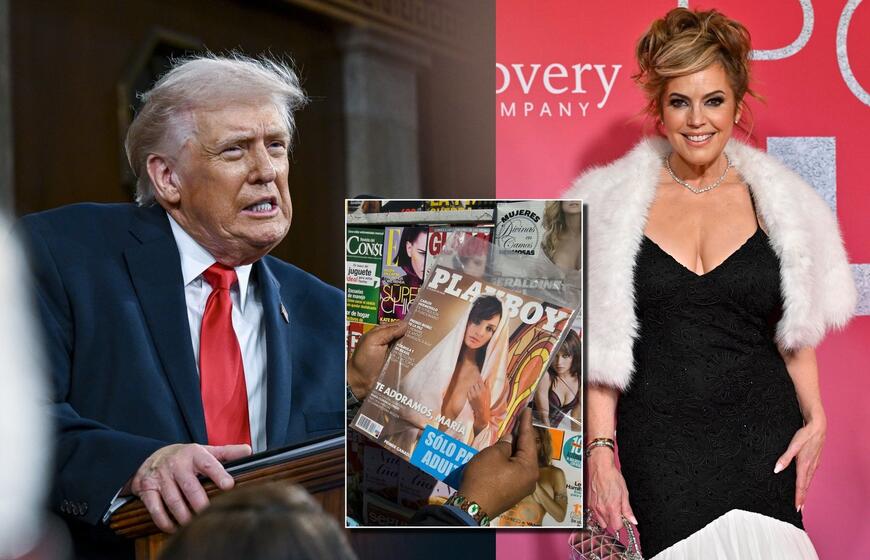 Donald Trump ir Playboy modelis