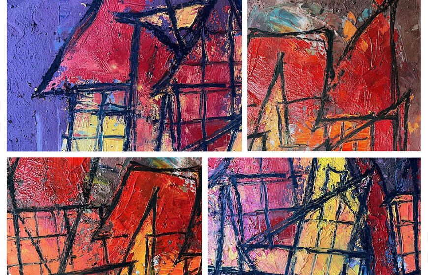 E. Žvaigždino darbų koliažas