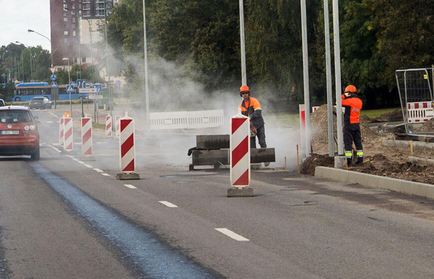 Gatvių remontas, Klaipėda