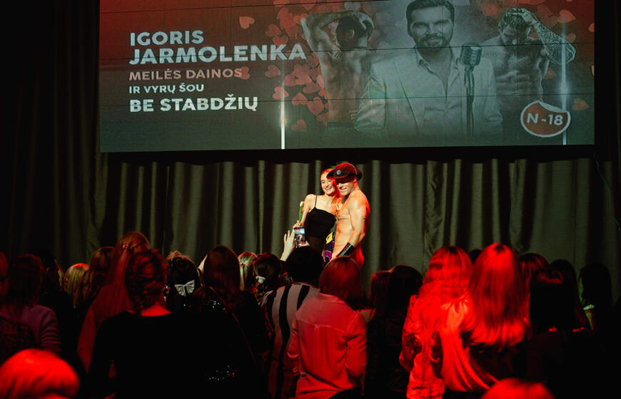 Igorio Jarmolenkos koncerto akimirka