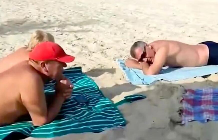 Rusai džiaugiasi ištuštėjusiais paplūdimiais