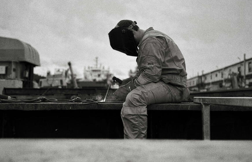 Suvirintojas, laivų remontas