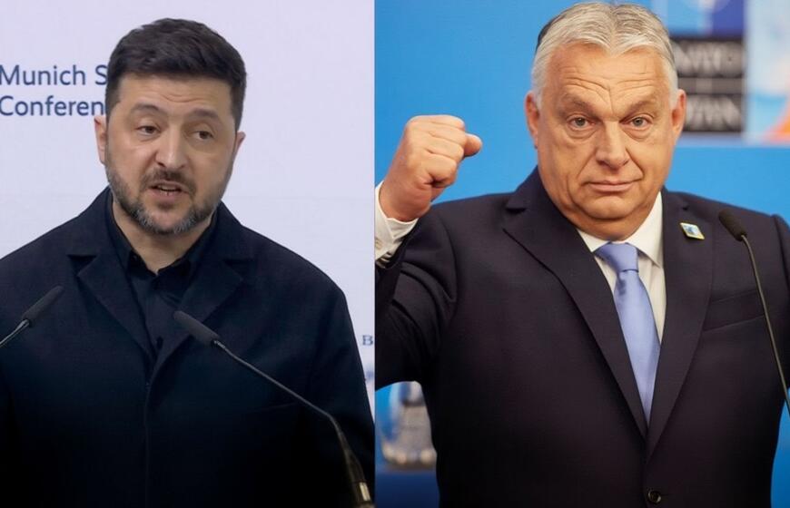 Zelenskis ir Orbanas