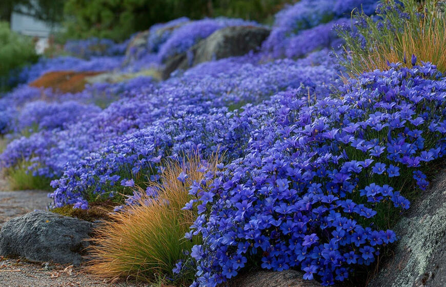Mėlynas krioklys jūsų sodyboje