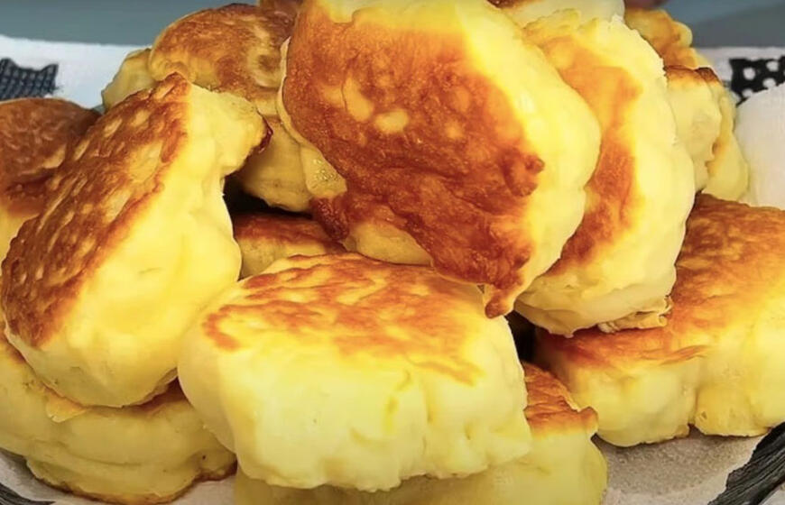 Blynai kaip bandelės pusryčiams per 5 minutes