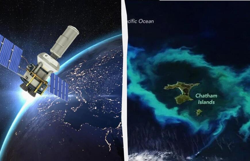 Palydovas užfiksavo vandenyno žydėjimą