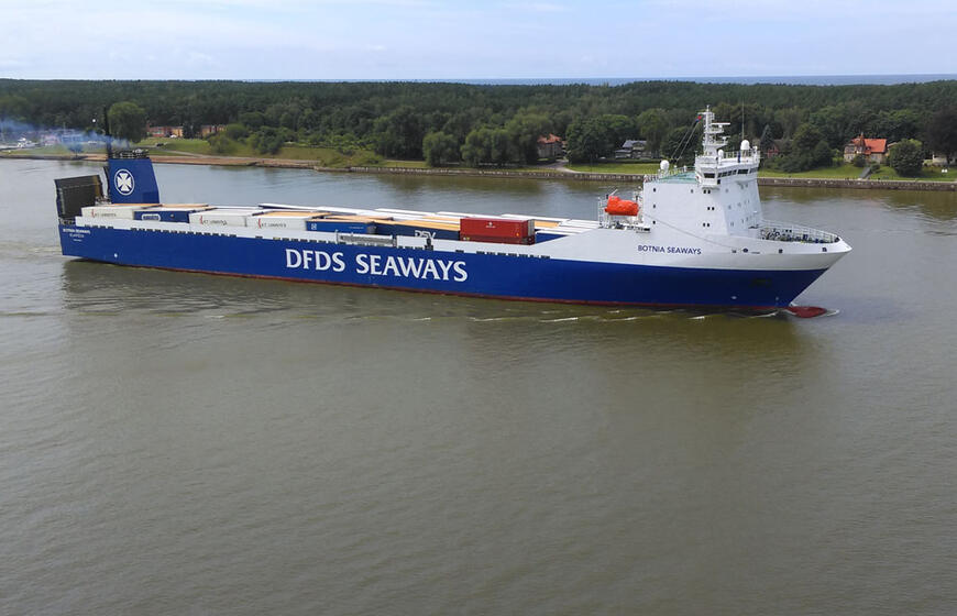 DFDS Seaways, keltas, Klaipėdos uostas