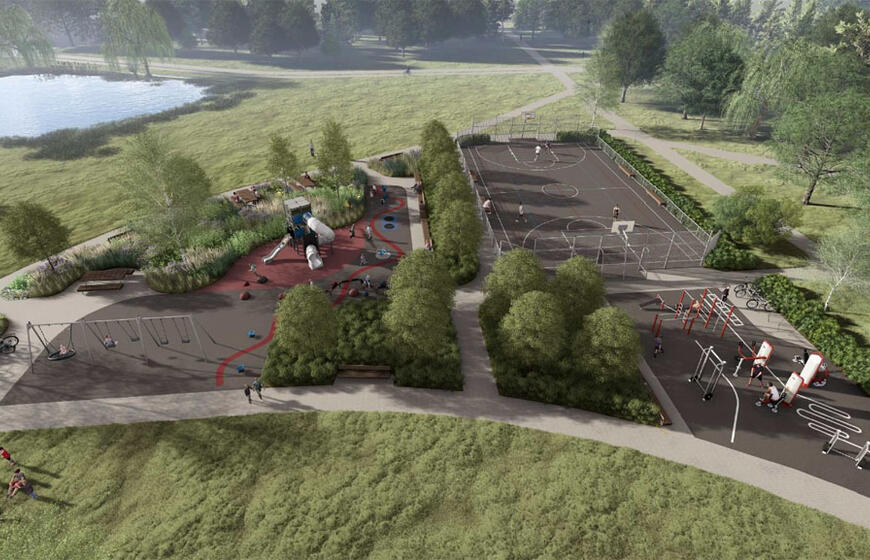 Draugystės parkas, žaidimų aikštelė