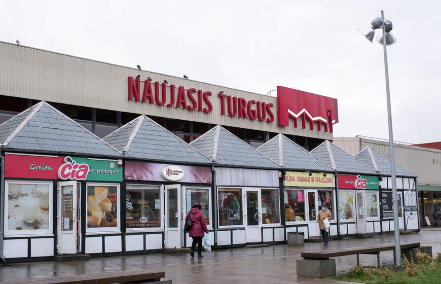 Naujasis turgus, paviljonas
