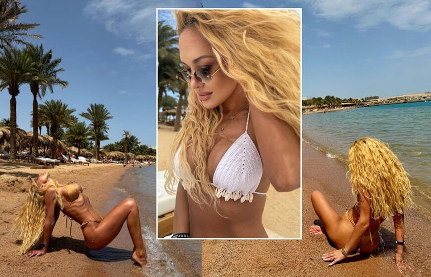 Egipte Oksana Pikul sprogdina seksualumo bombą: