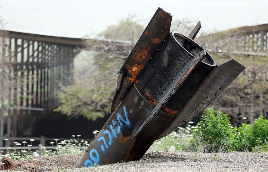 Izraelyje nukritusi Irano balistinė raketa